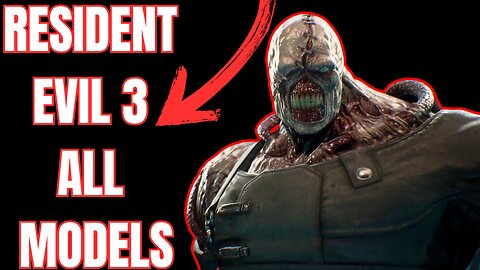 Resident Evil 3 All Characters Models