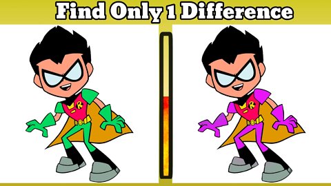 Teen Titans Go - Find 1 Difference only