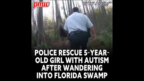 Florida police rescue 5 year old girl from swampy area