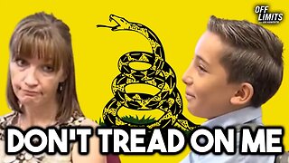 Don't Tread On Me! BASED 12-Year-Old THROWN OUT Of Class For Wearing Gadsden Flag