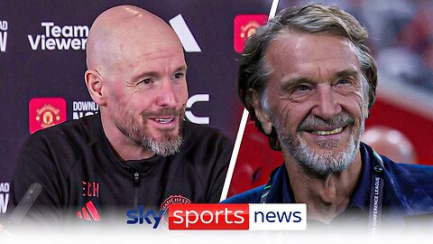 Erik Ten Hag reacts to Sir Jim Ratcliffe's part ownership completion of Manchester United