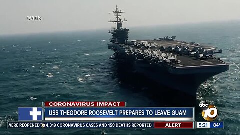 USS Theodore Roosevelt prepares to sail