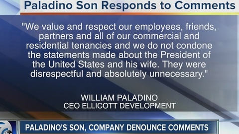 Carl Paladino's son denounces father's controversial comments