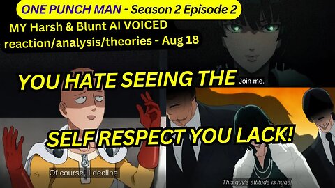 one punch man reaction harsh&blunt s2 episode 2 voice