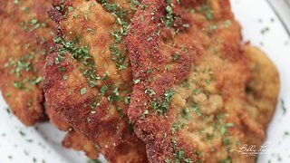 Authentic Italian Chicken Milanese Recipe // Pan Fried Chicken Cutlets