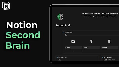 How to build a simple & effective Second Brain in Notion