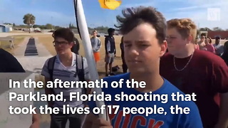 Fl High School Students Walk Out To Support 2nd Amendment Rights