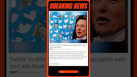 Eliminate Ads Forever with 'Twitter Blue' - CEO Elon Musk Announces New Premium Subscription Service