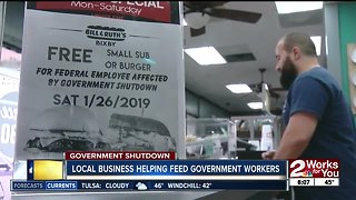 Local business helping feed government workers