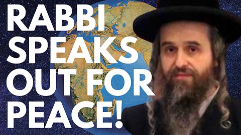 RABBI SPEAKS UP FOR PEACE! ZIONISM DOES NOT KEEP JEWISH PEOPLE SAFE!