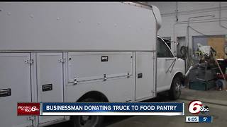 Local business donates truck to Indy food pantry