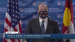 Polis urges Coloradans to wear a cloth mask "at all times" in public