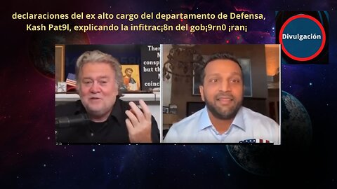 declaraciones del ex alto cargo del departamento de Defensa, Kash Pat9l,