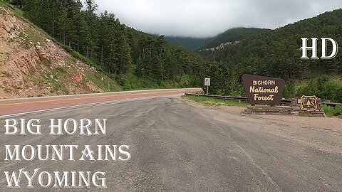 Driving tour of the Big Horn Mts.