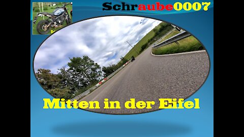 Alpen Traum in der Eifel - alpine Kurven Raum Münstereifel - Yamaha XSR 900 kurvt ab
