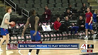 Big 12 teams prepare to play without fans