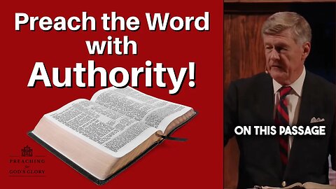 Steve Lawson on Preaching with Authority | John MacArthur, Alistair Begg