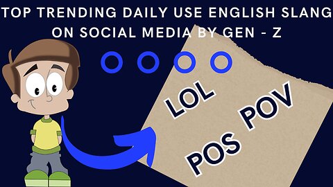 TOP trending daily use English Slang on social media by Gen - Z