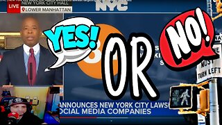 New York City mayor Adams suing social media - warpath reacts