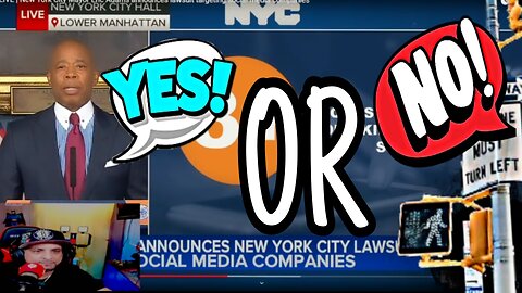 New York City mayor Adams suing social media - warpath reacts