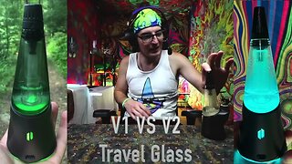 Puffco Peak Travel Glass V1 Vs V2 Comparison