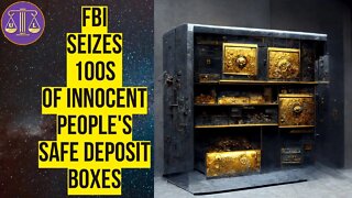 FBI seeks civil forfeiture of safe deposit box contents