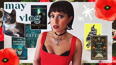 cozy coffeeshops, lovelorn zombies, helpful hedgewitches, Eurovision etc | may reading vlog |5 books