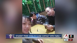 Coronavirus: Park University student from China in close contact with family