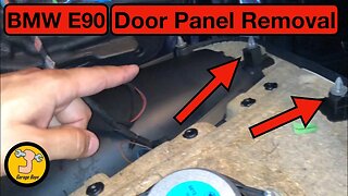How to Remove Door Panel on BMW E90 - 2006-2011
