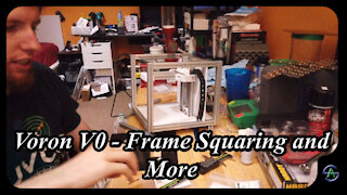 Voron V0 Build - E05 - Frame Squaring and More