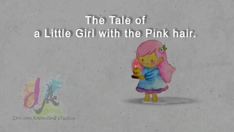 The tale of a little girl with the pink hair | animated | 2D