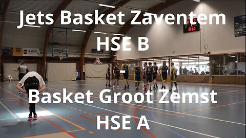 Jets Basket Zaventem HSE B - Basket Groot Zemst HSE A - 21 april '24