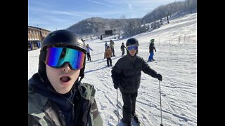 First Time Skiing!!!