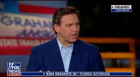 Gov DeSantis: Idea of Systemic Racism Is A Bunch Of Horse Manure