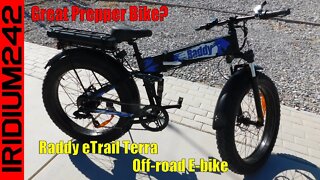 Ultimate Prepper Transport? Raddy eTrail Terra 750W Off road E bike