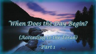 3.1 DAWN DAY - When Does the Day begin
