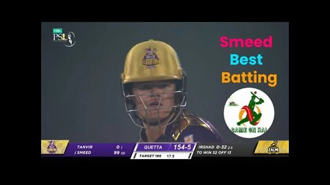 Brilliant Batting By Will Smeed | Peshawar Zalmi vs Quetta Gladiators.