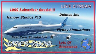 1000 Subscriber Special!!! #msfs2020