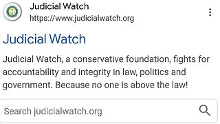 JUDICIAL WATCH TOM FITTON AMERICA