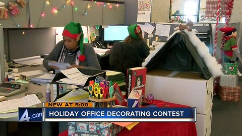 Oak Creek office hosts holiday decorating contest