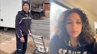 FedEx Driver Destroys A Woman’s Package During Delivery Then Goes Off On Her For Trying To Expose!