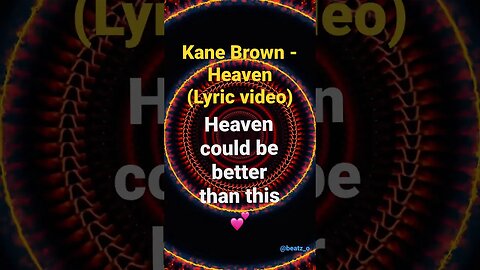 Kane Brown - Heaven #shorts