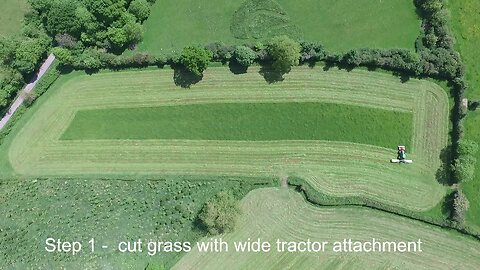 Satisfying drone footage: How to make hay bales in 3 simple steps