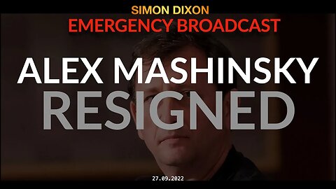 ALEX MASHINSKY RESIGNED | LIVE 🔴 EMERGENCY BROADCAST