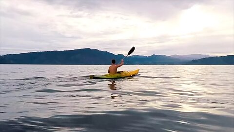 KAYAKING IN THE CRATER OF A SUPER VOLCANO || SUMATRA, INDONESIA