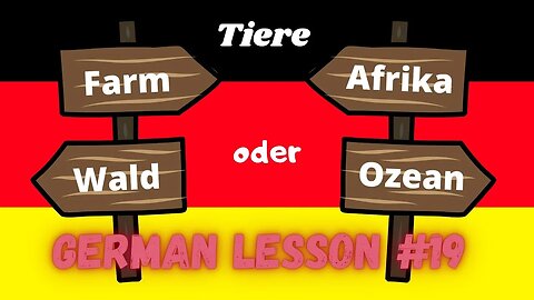 German Lesson19 Pets and animals