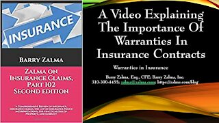 A Video Explaining the Importance of Warranties in Insurance Contracts