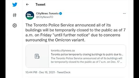 Ontario Police Stations Closing Until Further Notice