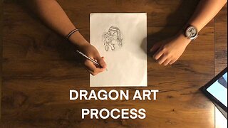 My First video… Dragon art (PART 1)