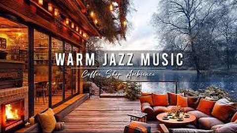 Cozy Balcony Jazz in Autumn Morning - Relaxing Jazz Music Instrumental For Relaxation and Chill